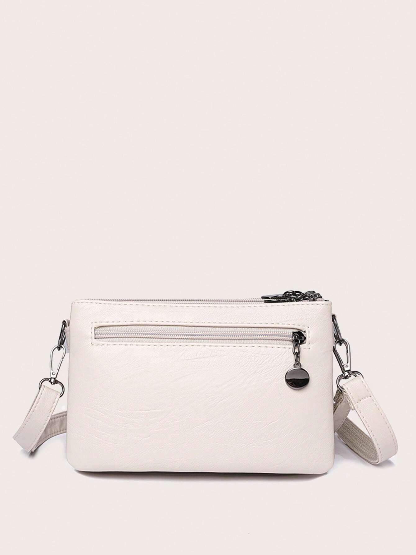 Multifunctional Solid Color Shoulder Bag For Women, Waterproof Crossbody Purse Business Casual Storage Bag, School Commuting Messenger Bag, Black Briefcase For Daily Use, Travel Satchel Bags Multiple Compartments Holiday Gift