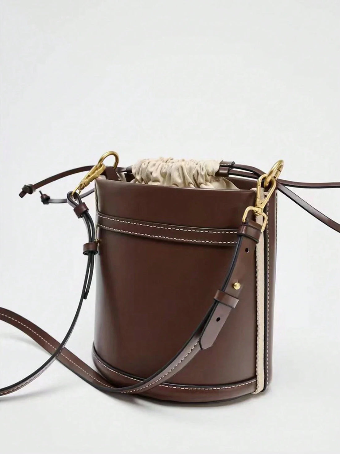 New Fashion Classic All-Match Solid Color PU Waterproof Fabric Women's Handbag - 5