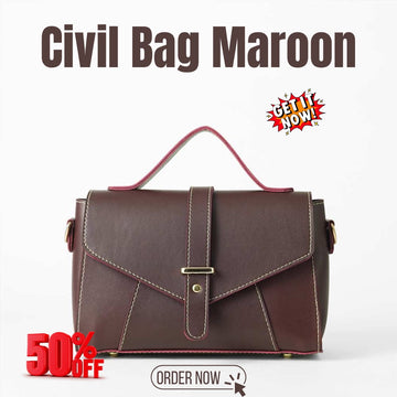 Civil bag Maroon